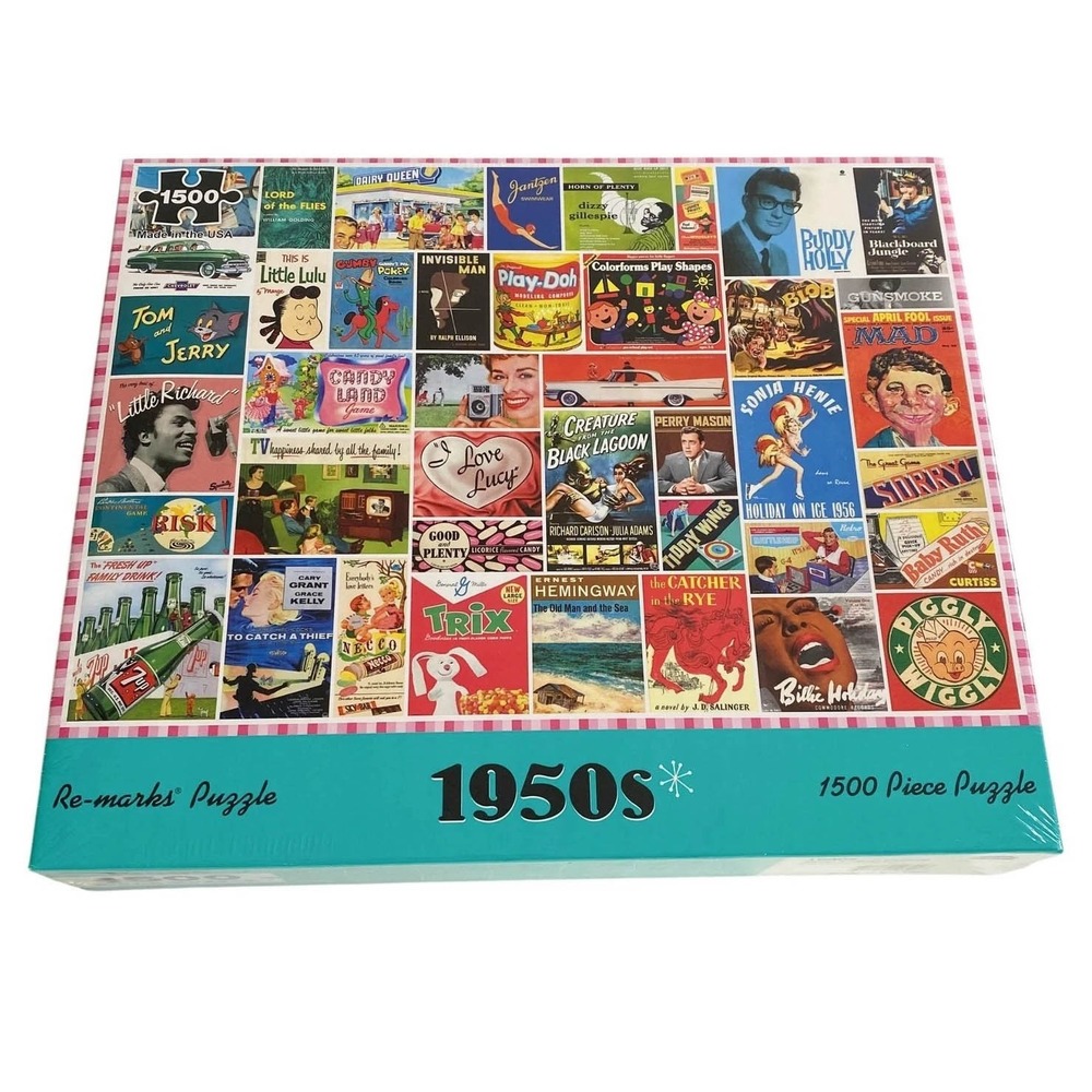 Re-Marks 1950s 1500 Pieces Puzzle NEW‎